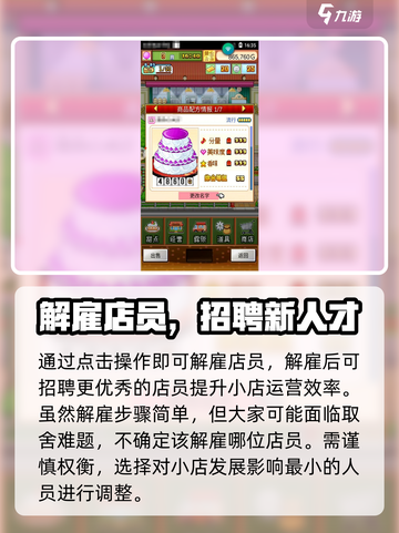 创意蛋糕店怎么解雇店员介绍截图5
