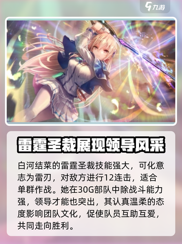 炽焰天穹白河结菜🔥超详细角色介绍来啦！不容错过🎉截图4