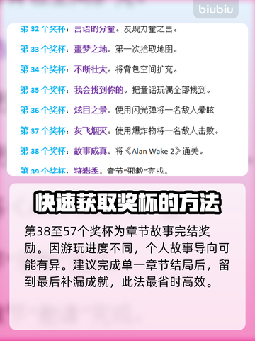 心灵杀手2💡白金全成就条件大曝光！📌截图5