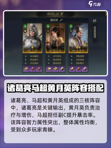 三国谋定天下推荐阵容介绍截图2