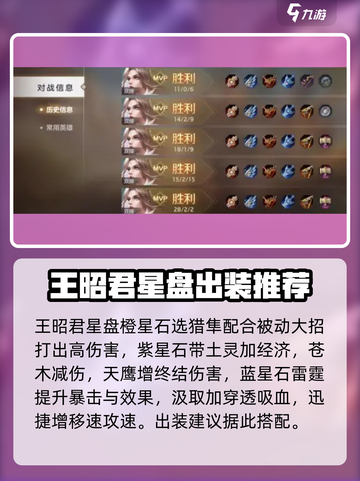 曙光英雄王昭君最强出装是什么介绍截图6