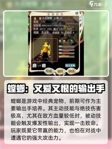 魔力宝贝复兴版🔥新手必看！最强宠物推荐✨截图3