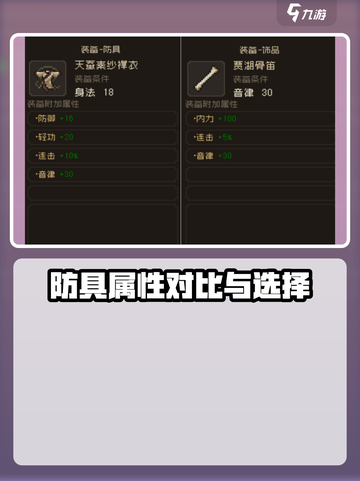 大江湖之苍龙与白鸟防具有哪些介绍截图2
