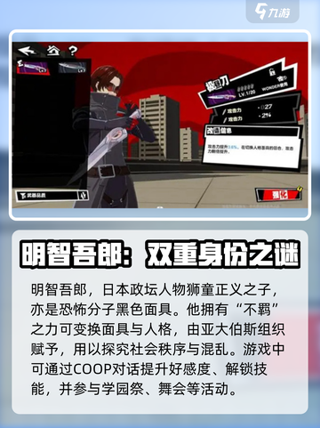 女神异闻录夜幕魅影明智吾郎人物介绍介绍截图3