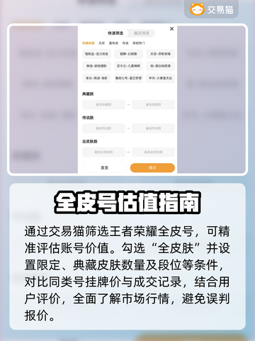 王者荣耀全皮号值多少💰截图4