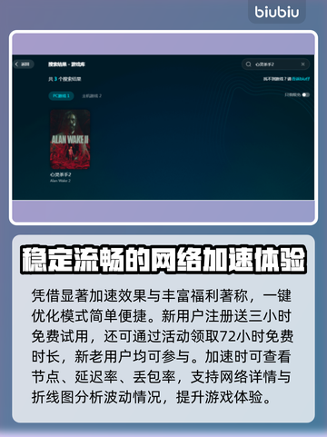 心灵杀手2加载慢？❌用加速器轻松搞定⚡截图4
