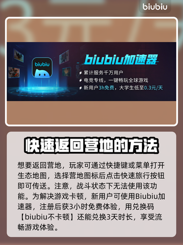 怪物猎人荒野🔥快速回营地方法大揭秘！截图3
