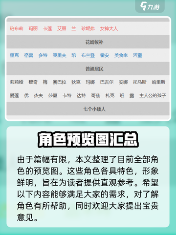 牧场物语重聚矿石镇居民介绍介绍截图6