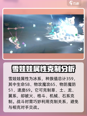 洛克王国🔥雪娃娃超强解析❄玩手游必看！截图3
