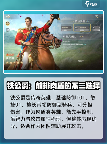 世界启元：铁公爵技能全面解析，强度爆表🔥截图2
