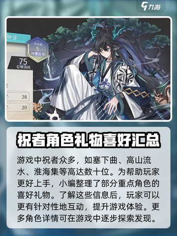 《咏月风雅》礼物大全🎁，祝者最爱什么？游戏玩家必看！截图2