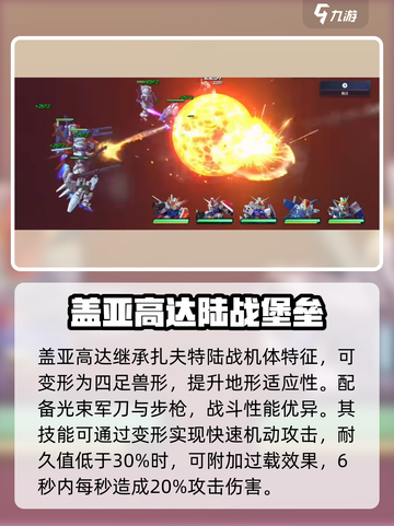 高达钢铁之诗盖亚高达怎么样介绍截图2