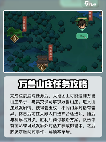 大侠立志传万兽山庄攻略介绍截图2