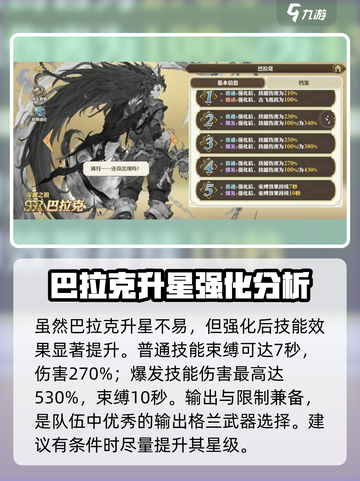 剑与骑士团🔥巴拉克实战强度爆表，详解来了！截图4