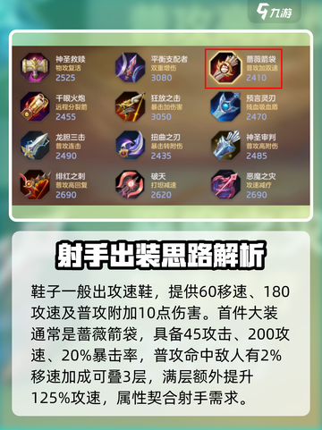 曙光英雄怎么出装介绍截图4