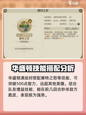 世界启元🔥乔治华盛顿技能效果全面分析💥截图3