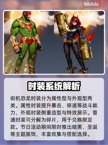 🦖街机恐龙时装全获取攻略！截图2