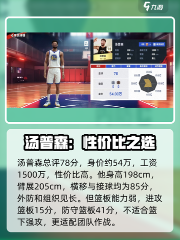美职篮巅峰对决汤普森怎么样介绍截图2