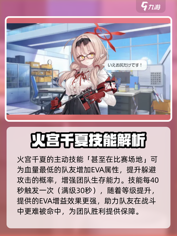 蔚蓝档案火宫千夏技能一览介绍截图2