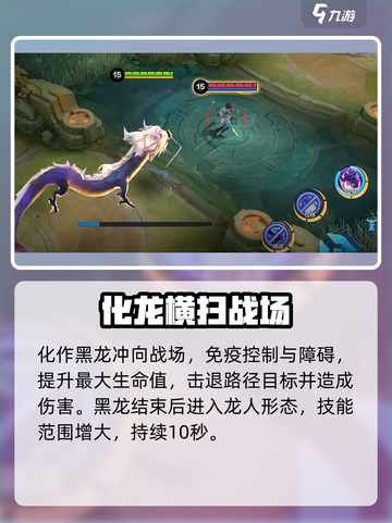 决胜巅峰🔥黑煞枭龙翀技能全面解析🎉截图5