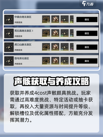 鸣潮⚡4cost声骸属性大曝光！快来获取你的强力声骸✨截图3