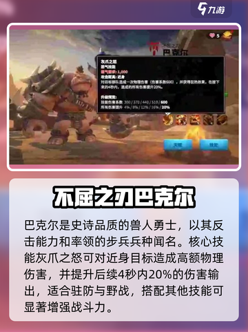 万龙觉醒🔥巴克尔打法技巧💡技能效果全解析！截图2