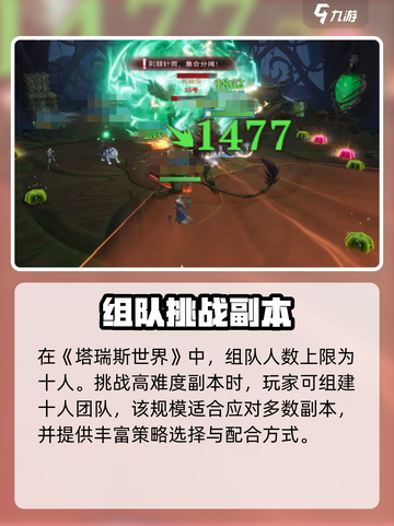 塔瑞斯世界🔥组队人数大揭秘！最多支持几人？截图4