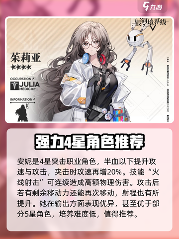 银河境界线四星角色有哪些介绍截图3