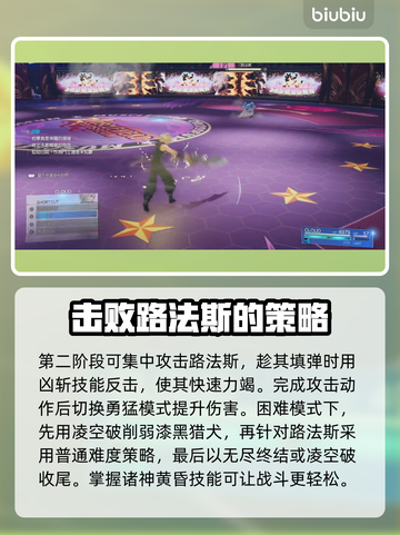 最终幻想7重生🔥路法斯打法攻略✨截图4