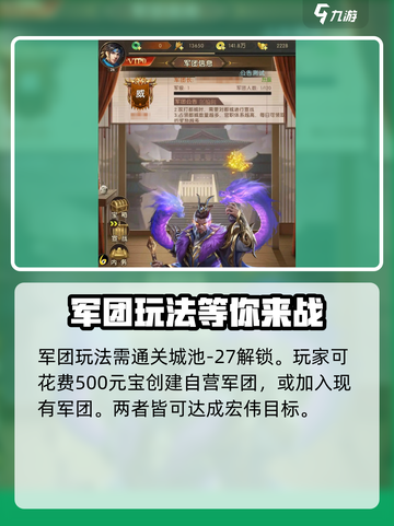 三国问鼎山河军团玩法介绍介绍截图2