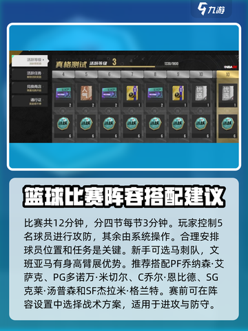 美职篮全明星开局攻略介绍截图3