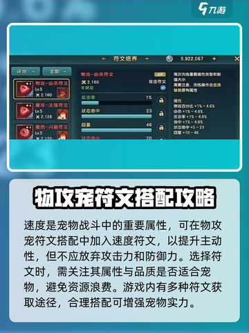 魔力宝贝物攻宠符文搭配🔥超强战力飙升秘籍！截图4