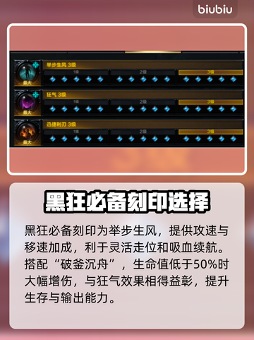 命运方舟🔥狂战士刻印最佳搭配详解！💥截图4