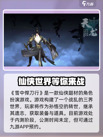 雪中悍刀行是什么游戏介绍截图2