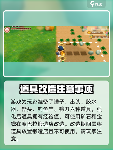 牧场物语重聚矿石镇道具改造介绍介绍截图2