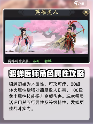 三国志异闻录貂蝉阵容推荐介绍截图2