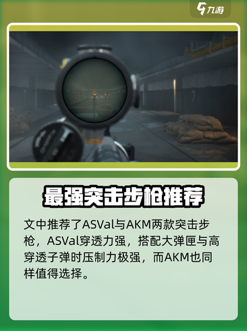 三角洲行动突击步枪哪个好用介绍截图2