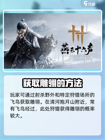 燕云十六声雕翎怎么获取介绍截图2
