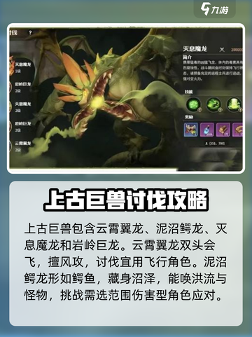 龙石战争🔥上古巨兽打法攻略大全🎮截图3