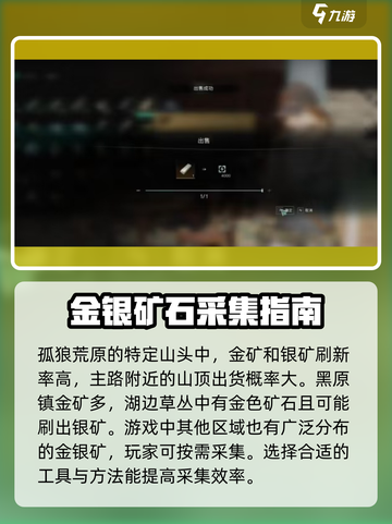 七日世界金矿银矿分布点介绍介绍截图4