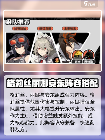 绝区零格莉丝阵营搭配介绍截图2