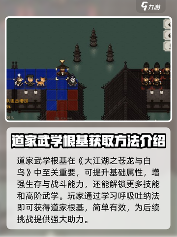 大江湖之苍龙与白鸟道家根基武学作用介绍截图2