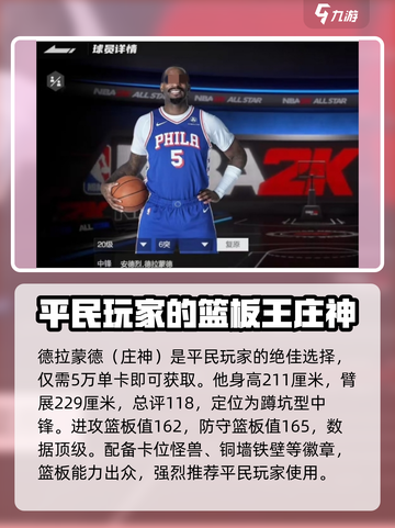 美职篮全明星平民球员怎么选介绍截图2