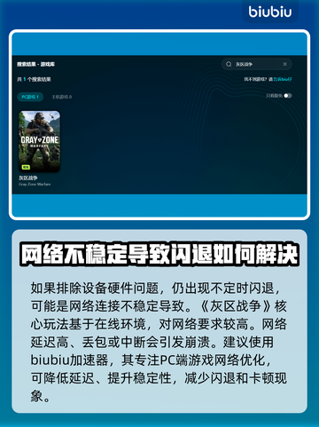 灰区战争闪退？❌掌握这些解决办法，轻松搞定！💥截图3