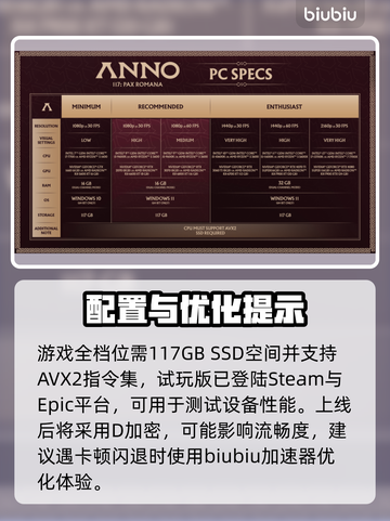 🎮《纪元117》配置曝光！太炸了截图3