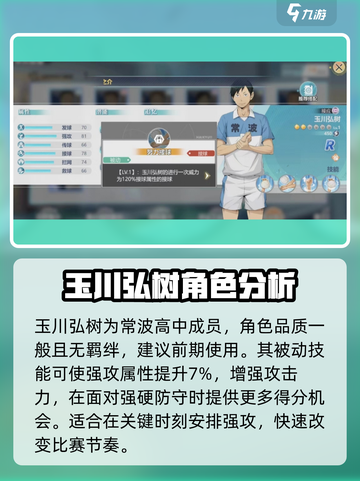 排球少年手游玉川弘树怎么样介绍截图2