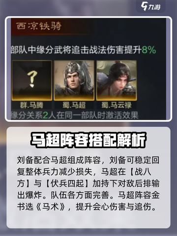 三国谋定天下🔥马超阵容金书选择大揭秘！截图4