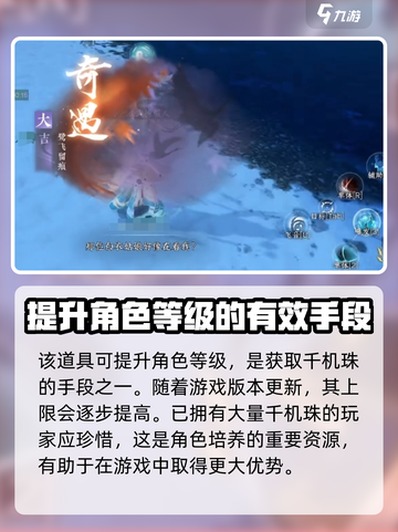 逆水寒千机珠有什么用介绍截图3