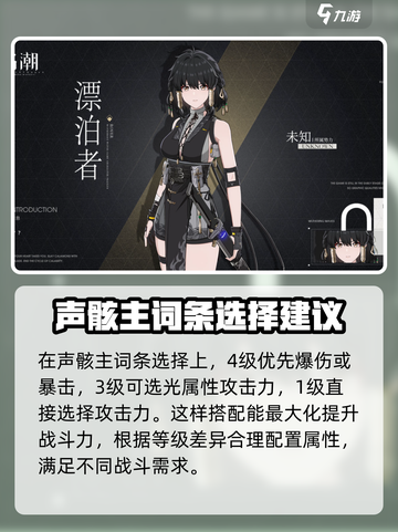鸣潮主角声骸🔥怎么配？最佳选择在这里！截图4