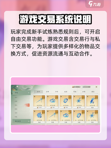 仙剑世界自由交易系统介绍截图2